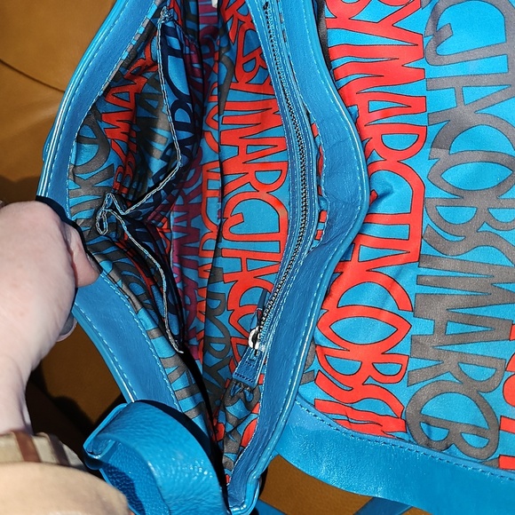 Final $! Marc Jacobs Bright Blue Crossbody Bag - Picture 6 of 10